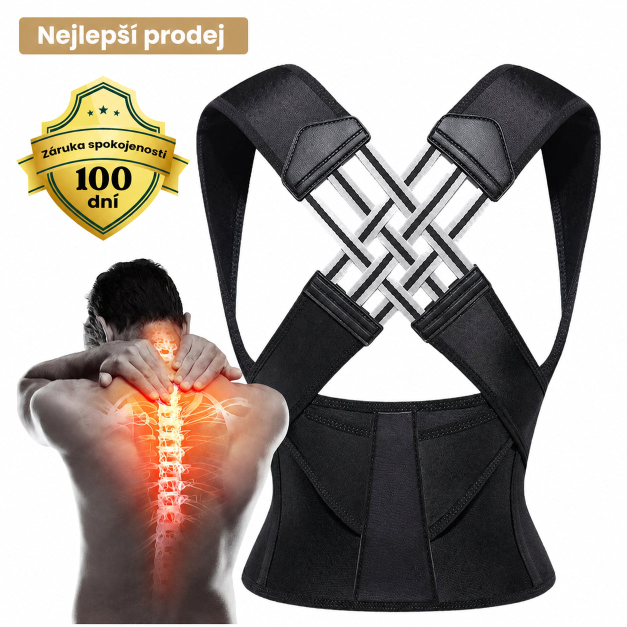 Ulevuje od bolesti zad a zlepšuje držení těla