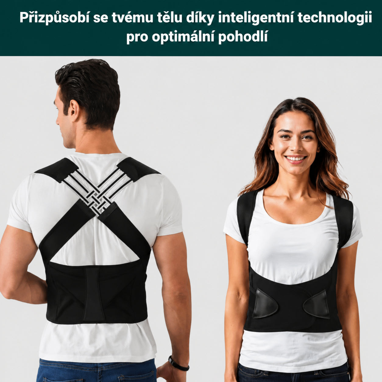 Ulevuje od bolesti zad a zlepšuje držení těla