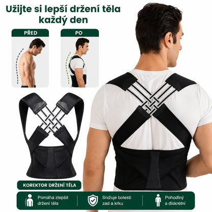 Ulevuje od bolesti zad a zlepšuje držení těla
