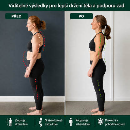 Ulevuje od bolesti zad a zlepšuje držení těla